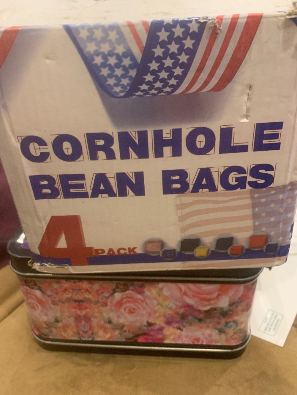 Cornhole bags 4 red
